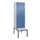 PBM-locker met bank,HxBxD 2120x600x815mm,2vak,vak B 300mm,draaigrendel