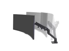 Ergotron Monitorarm HX Zwart voor Curved Schermen 49 Inch