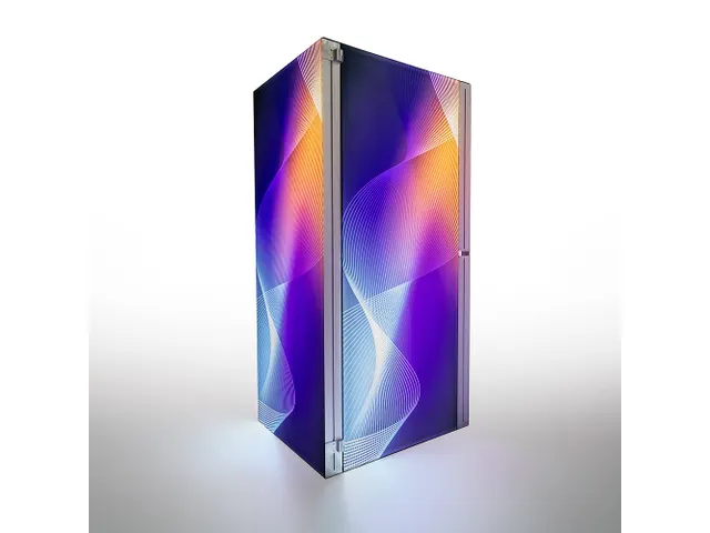 Ensemble de rangement Brightbox Pro Flex 100x250cm paroi stand LED