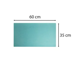 Onderlegger PU 35x60 cm tropisch/cyaan - 13