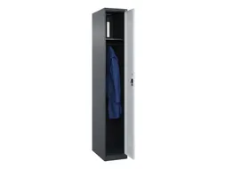 locker,HxBxD 1850x300x500mm,1vak,vak B 300mm,cil.-slot,staand op vloer