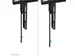 Neomounts LEVEL-750 WL35-750BL18 Support mural inclinable robuste pour