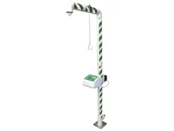 Plens-/Oogdouche,Wasbak M. Afdekking,80L/Min,Aansluiting 1 1/4 Inch Bi