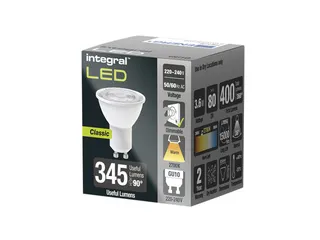 Ledlamp Integral GU10 2700K warm wit 3.6W 400lumen - 3
