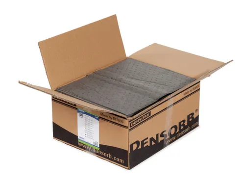 sorbent,mat,LxB 500x400mm,opnamecapaciteit 80l/VE,vlies,donkergrijs