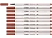 Brushstift STABILO Pen 568/75 sienna