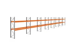 palletstelling,basis+6xaanbouw,HxBxD 3360x26000x1100mm,vakl. 3400kg