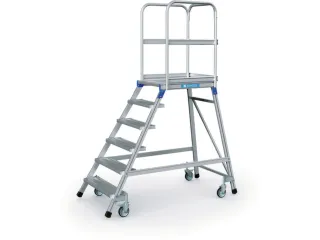 Bordestrap Aluminium Bordes 1440x600x800mm 6treden Aluminium - 3