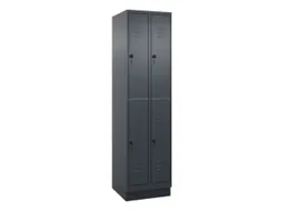 dubbeldekse locker,HxBxD 1950x500x500mm,2x2vak.,vak B 250mm