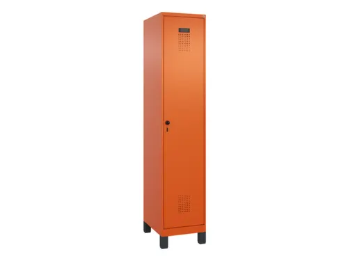 locker,HxBxD 1950x400x500mm,1vak,vak B 400mm,draaigrendel,voeten