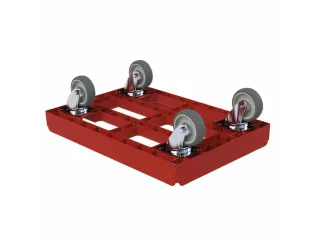 transportwagen,stapelbaar,draagverm. 300kg,laadvl. LxB 610x410mm - 2