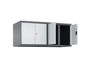opzetkast,v. locker,4vak.,vak B 300mm,HxBxD 500x1200x500mm,vleugeldeur - 2