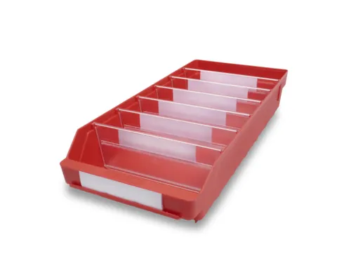 Stellingbakken Pp Hxbxd 95X240X500Mm Rood