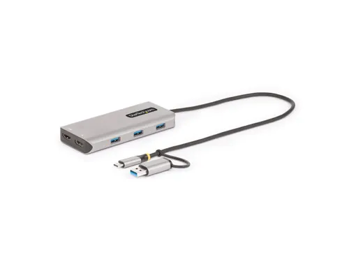 USB-C Multiport Adapter met Ingebouwde USB-C naar USB-A Dongle