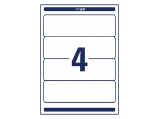 Rugetiket Avery Zweckform breed 192x59mm Wit L6061 120 stuks - 4