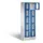 Lockerkast 1800x610x500mm 2x5 vakken Cilinderslot, Sokkel, RAL5010