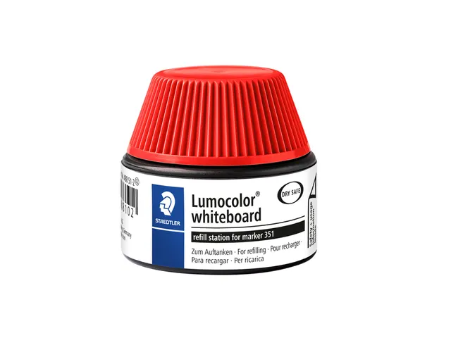 Viltstiftvulling Staedtler Lumocolor whiteboard 30ml rood