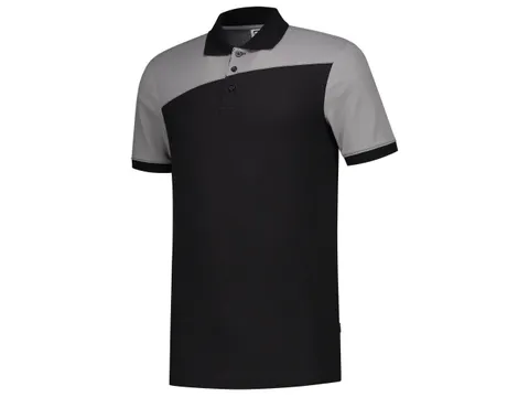 Polo Tricorp Bicolor coutures 202006, noir/gris, taille 8XL, la piece