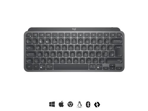 Logitech MX Keys US International Toetsenbord QWERTY Bluetooth Grijs