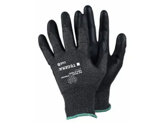 Tegera 906 snijbestendige handschoenen, PU gecoat, zwart, maat 11, per - 1