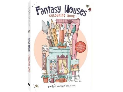 Kleurboek MUS Fantasy Houses
