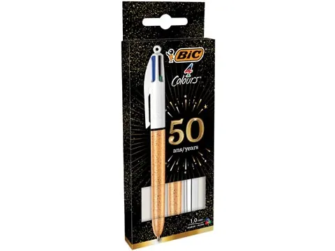 balpen 4 Colour Frozen + Shine, blister van 3 stuks