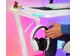 GXT 709W LUMINUS RGB-led Gaming Desk Wit 120x60x74cm