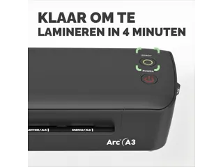 Lamineermachine Fellowes Arc A3 zwart - 4
