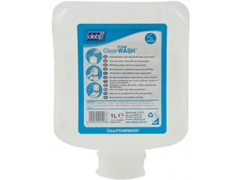 DEB Clear FOAM WASH, 6 x 1 liter cartridge