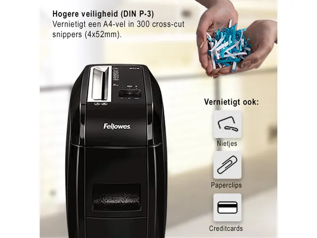 Destructeur Fellowes Powershred 21CS 4x52mm P-3