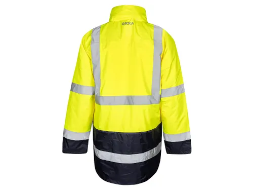 OXXA Alberto 0980 parka maat L fluorgeel marineblauw