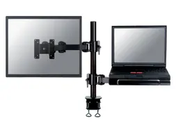Laptop- en monitiorarm FPMA-D960 tot 27 inch met Klem Zwart