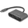 USB-C naar VGA en HDMI adapter 2-in-1 multiport video adapter