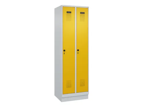 locker voor scheiding van kleding,HxBxD 1950x600x500mm,2vak