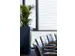 jardinière,trapézoïdal,PE,gris anthracite,HxlxP 1300x675x675mm