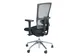 Siège de bureau 400 NPR tissu noir/dossier laine/Mesh/piètement chro