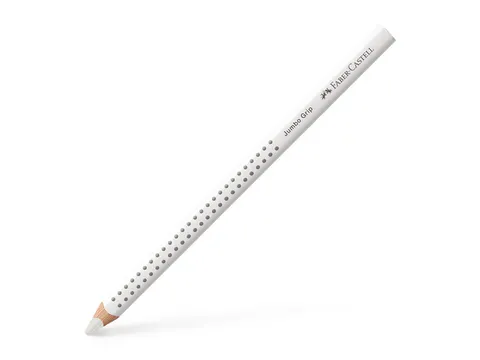 Kleurpotlood Faber-Castell Jumbo GRIP 01 wit