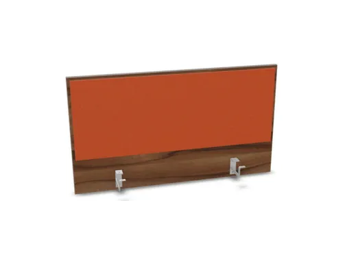 opzetpaneel bureau aanbouw achter NP-tiepolo nut BN3012-oranje 1000mm