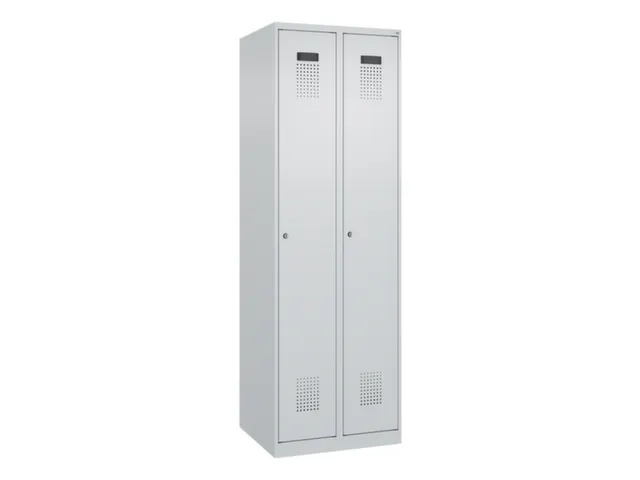locker voor scheiding van kleding,HxBxD 1850x600x500mm,2vak