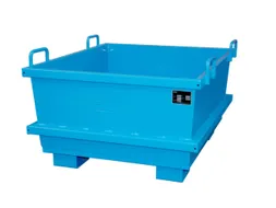 Universele Stortgoedbak Blauw Heftruck Kraantraverse 680x1040x1200mm