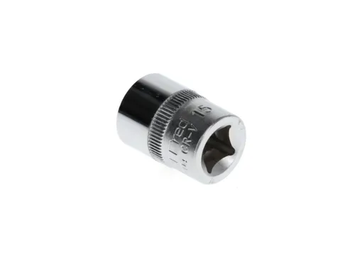 R51001504 Dopsleutel 3/8 inch zeskant 15mm lengte 28mm