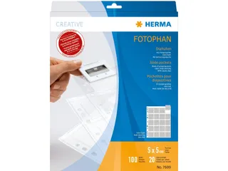 Diahoesjes 5x5 helder/mat 100 st. - 1