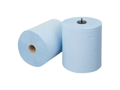 Handdoekrol 2-Laags 120677 Euro Matic Plus Blauw