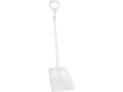 Hygiene 5601-5 Ergonomische Schop Lange Steel Groot Blad Wit