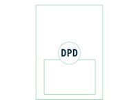 Retourlabel DPD label A4 161.5x100mm 100 Vel