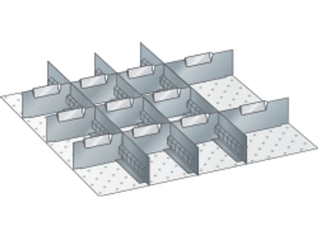 Indelingsmateriaal voor front H 100mm