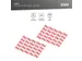 Kleurclips voor RJ45-kabels Rood verpakking van 100 stuks