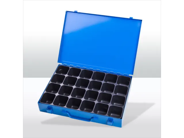 assortimentskoffer,HxBxD 50x335x240mm,24vakken