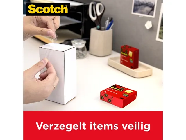 Plakband Scotch 700 Super Hold 19mmx25.4m transparant