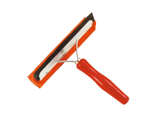 Raamtrekker ProPlus met houten steel 145mm rood